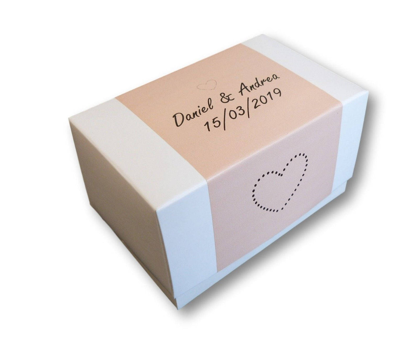 10 x personalised cake boxes colour choice party wedding birthday christening favour