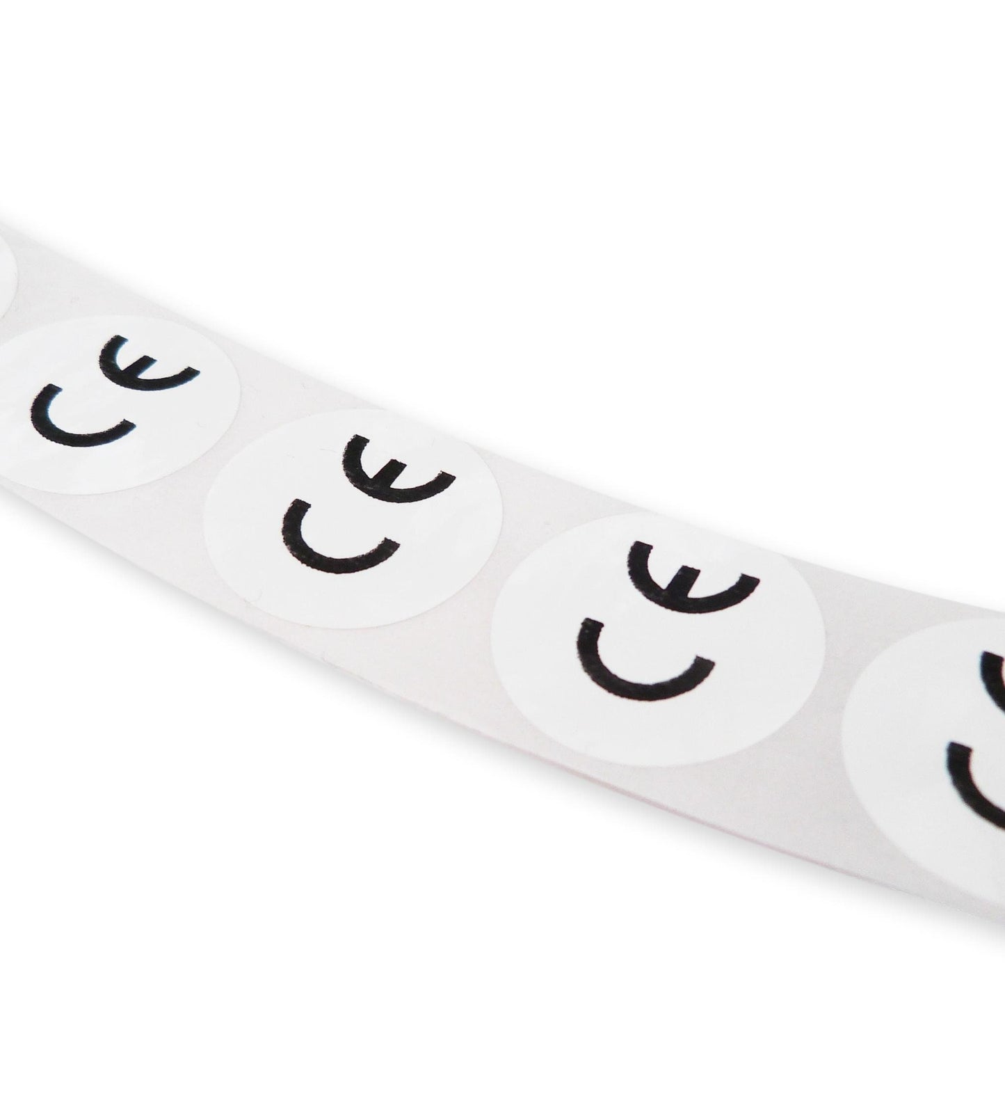 25mm round ce electrical safety labels stickers white permanent poly waterproof