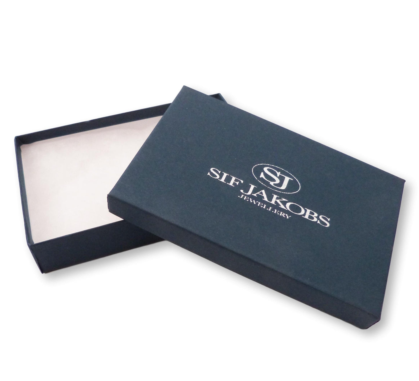 Personalised Navy necklace bracelet jewellery gift box gold / silver foil name wedding gift bridesmaid