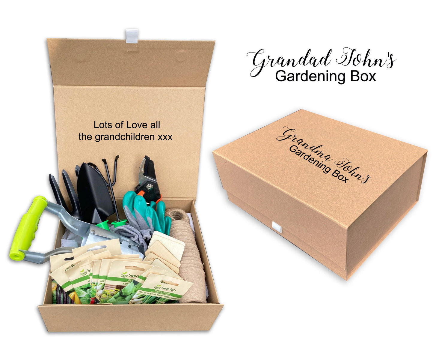 Personalised mens gardening gift box christmas Father’s Day  garden dad grandad gift