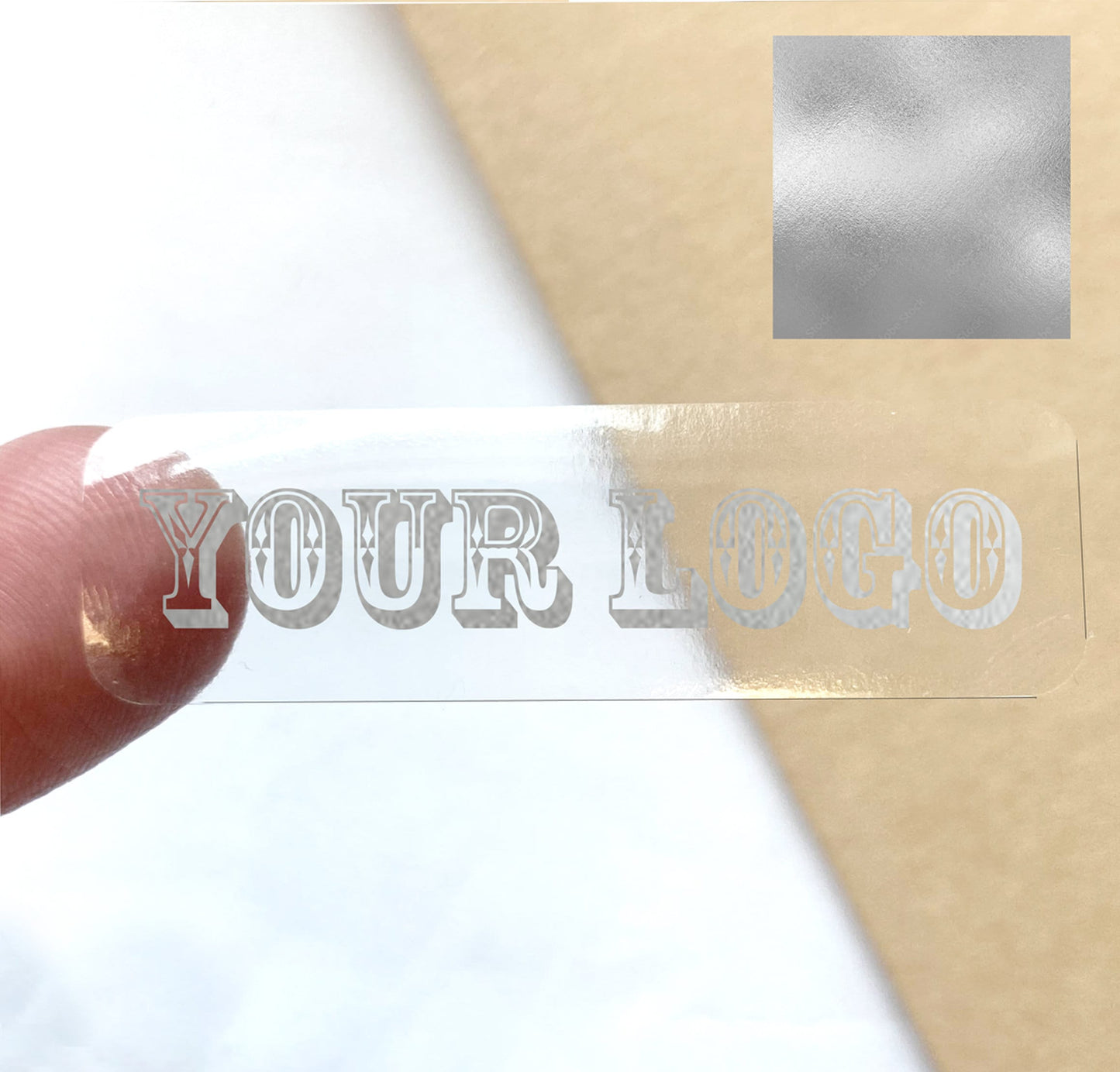 Custom logo stickers clear labels, Small business stickers, Transparent stickers custom clear stickers gold silver rose gold