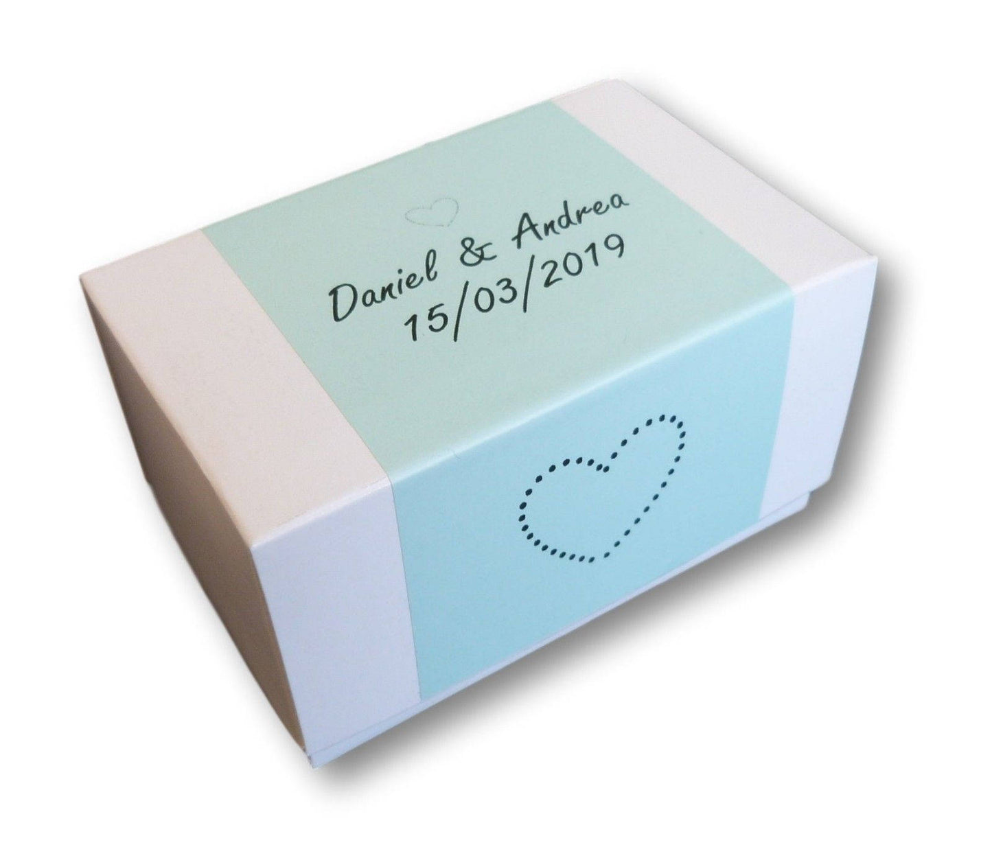 10 x personalised cake boxes colour choice party wedding birthday christening favour