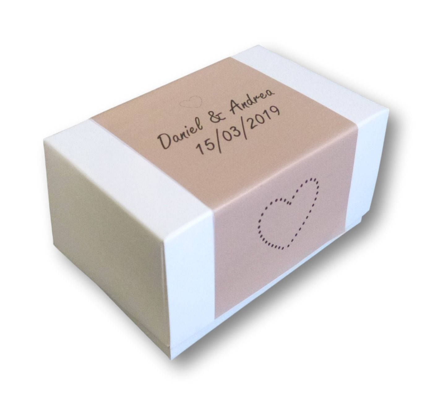 10 x personalised cake boxes colour choice party wedding birthday christening favour