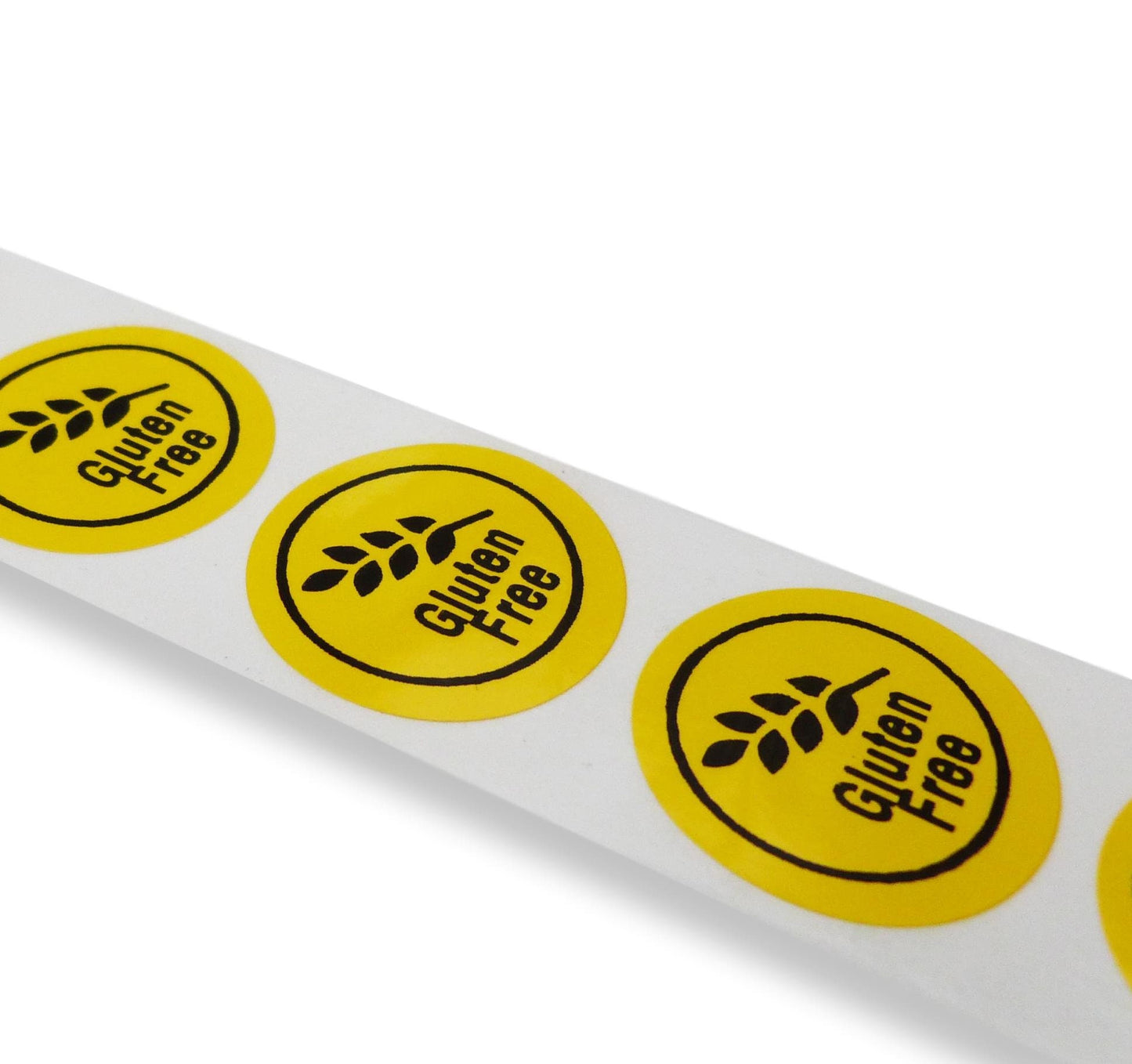 25mm round food allergen allergy labels contains nuts gluten free soya free dairy free nut free safety stickers #043