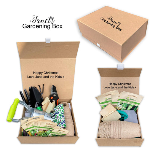 Personalised mum mothers day gardening gift box mum grandma garden gift women